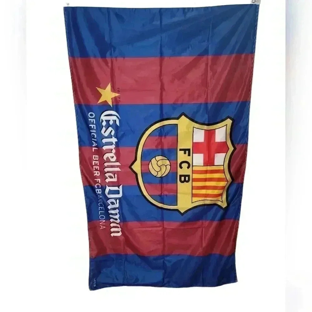 FBC BARCELONA football flag 68x35in